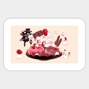 Strawberry Choco Icecream Sticker